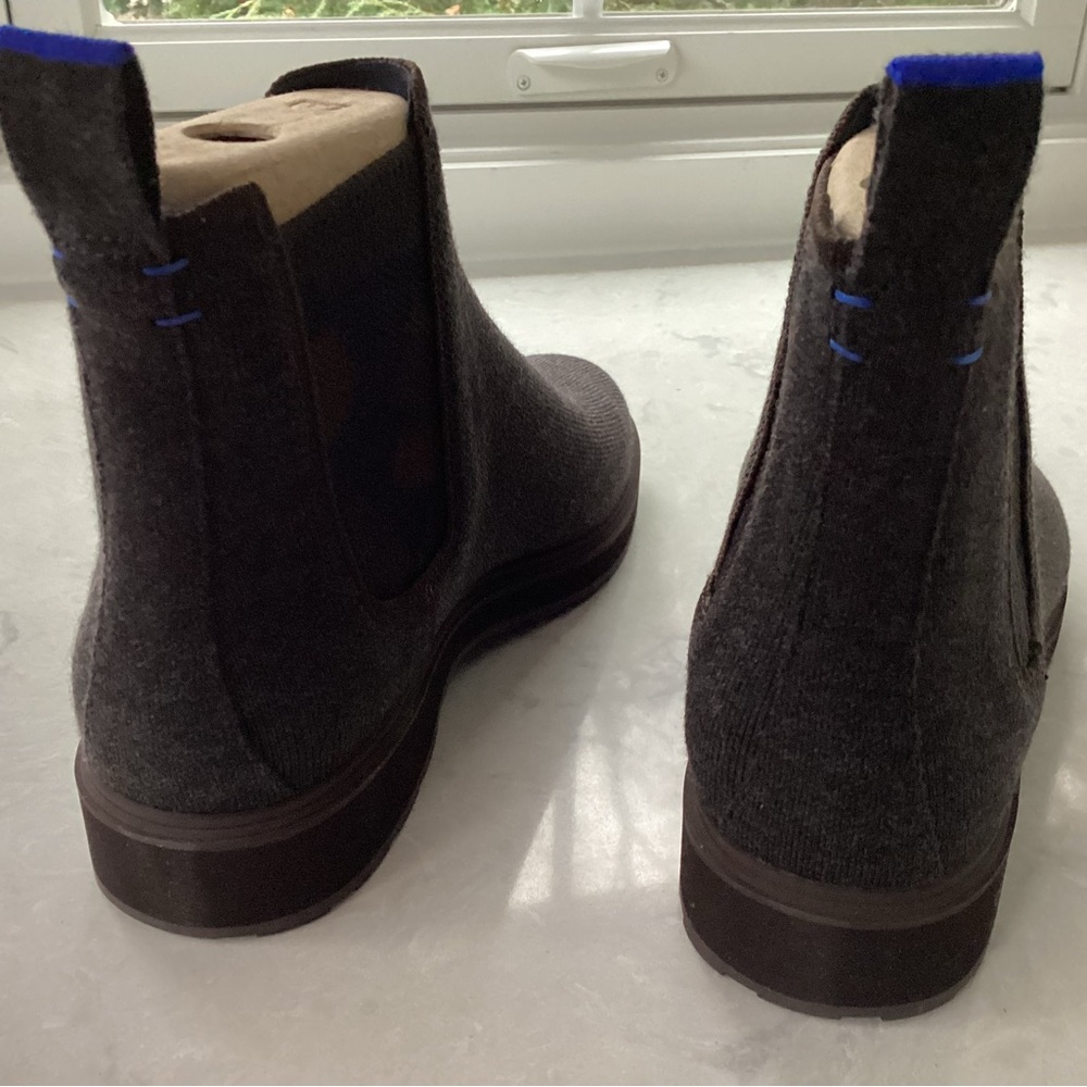 Rothy's Mens Dark Chocolate Boots - Size 9 - Picture 5 of 6